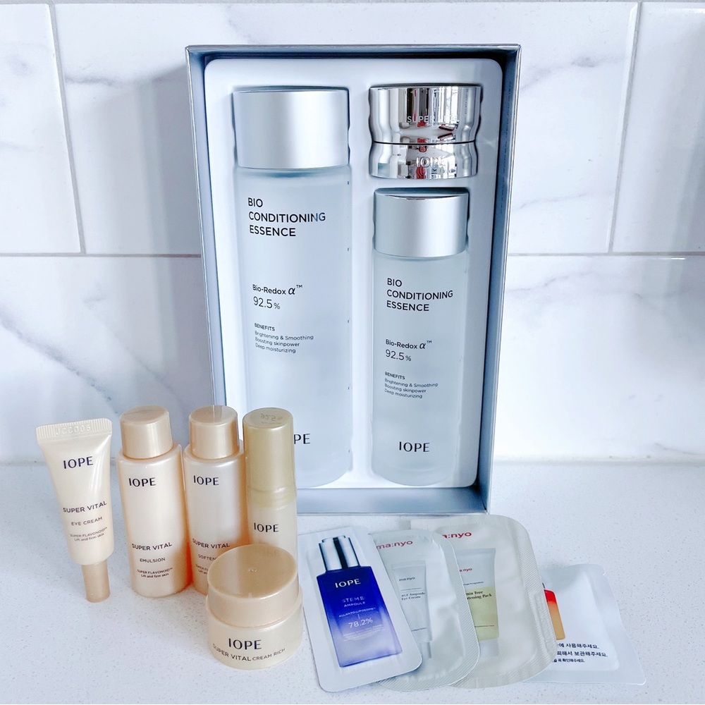 IOPE Bio Conditioning Essence Set 168ml + 84ml + Super Vital 15ml